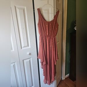 Sheer Sienna Dress with Gold Stars